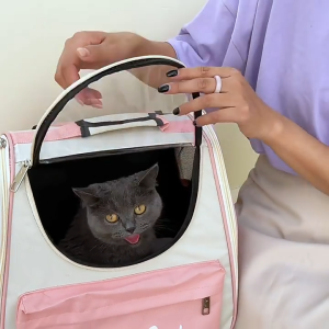 Smart Pets Pet Bag Portable Breathable Cat Bag Large Capacity Backpack