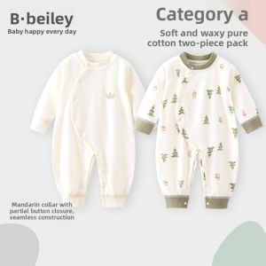 BEILEYI | Cotton Belly Protection Romper