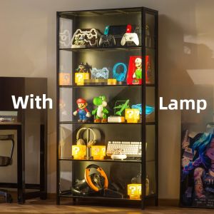 KAIPAQI | Lighted Display Storage Cabinet
