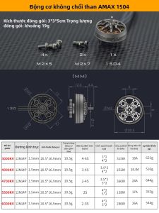 Mô Tơ Drone Đua FPV Cân Bằng Chính Xác Cao Cấp