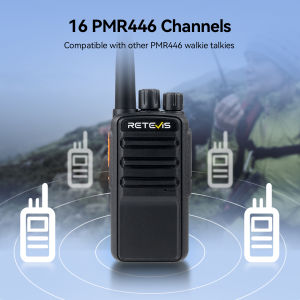 Retevis RB669 Germany PMR446/Freenet Dual Band Handheld Radio 15-Hour Long Working Time License Free Two Way Radio for Restaurants Supermarkets and Hiking (2Pack)