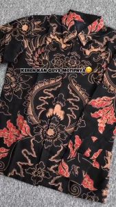 BATIK PUTRA JAWA Motif KRATON Kemeja Batik Pria Slimfit Premium Bahan Katun Lapis Furing