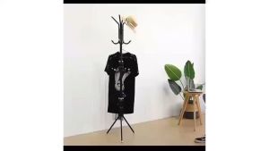 ✅100% Original Yoky Best Seller 9 Hooks Iron Coat Rack Shelf Handbag Hat Hanger Scarf Holder Stand Rack