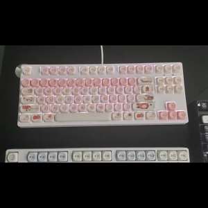 Cartoon Theme Keycap PTB Matching Mechanical Keyboard Cap  Keycap MOA High Heat Sublimation  Full Set of Mechanical Keyboard Cap