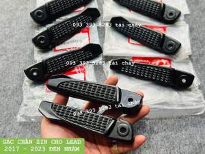[ 1 CẶP ] GÁC CHÂN ZIN CHO LEAD 2017 - 2023 ĐEN NHÁM TỈNH ĐIỆN CHÍNH HÃNG ( KHÔNG BAO GỒM BỘ BI )