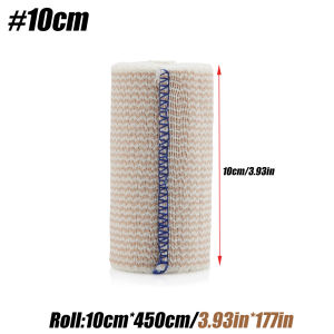 4-Roll Premium Elastic Bandage WrapCotton Latex Free Compression Bandage Wrap with Touch Closure at Both EndsSupportfor Sports