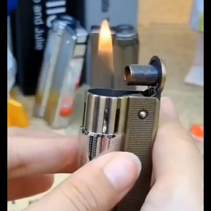 Lighter Retro Kerosene Windproof Metal Vintage Style Gift for Men BLM