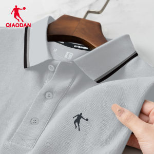  Mens Short Sleeve Polo Shirt Breathable White Casual Fashion Summer T-Shirt Comfortable Polyester Half Sleeve Top