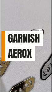 GARNISH VISOR AEROX NEW OLD ALPHA TURBO WINDSHIELD BRACKET DEPAN AKRILIK TWO TONE