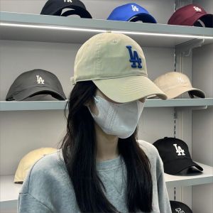 Mũ Hàn Quốc 2025 mới mui mềm Nhãn Lớn NY Mũ bóng chày thể thao la Mũ mỏ vịt thường Mũ bóng chày cp66