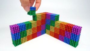 ⚡Miễn Phí Vận Chuyển⚡ Nam châm Buckyballs 5mm 8 màu 216 viên - Rainbow 8 màu 5mm Thiết kế tiện dụng Kích thích khả năng sáng tạo