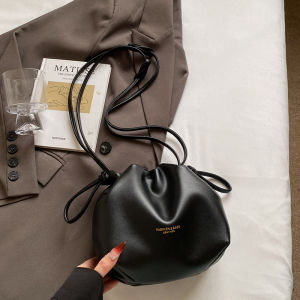 TANGKOU | Stylish Soft Leather Cloud Tote Bucket Bag