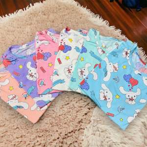 Cinnamoroll Terno Pajamas for Kids and Adults Cute Design Pambahay Pantulog Comfortable Wear