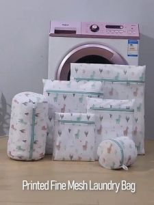 Laundry Bags Washable Washing Machine Protection for dirty clothes bra panty sock Laundry basket orgnizer foldable Lockable Dustproof with cover zipper Net mesh heavy duty large big size travel Pouch Closure Deformationproof childrens Big Clothes Storage