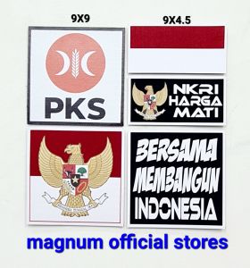 Logo PKS Kaos Polo Lengan Pendek dan Panjang S - 5XL FREE BONUS 3 Emblem Patch Prepet Perekat Velkro PDL Tactical  Army