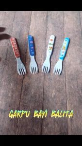 Garpu Bayi dan Balita Bahan Melamin 1 Pcs