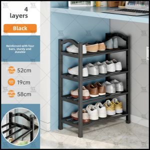 Narrow Space Multilayer Plastic Shoe Rack