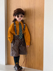 Áo Sơ Mi Trẻ Em Tagkita Phong Cách Hàn Quốc Cổ Điển Mùa Thu Đông Thường Ngày Vải Cotton Cho Bé Trai