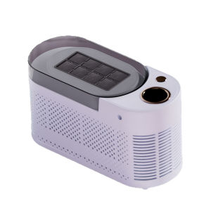 Ice Maker Mini Countertop 120W Fast 8 Cubes Portable Dual Power Solid Ice Quiet Machine 10 Mins Compact Machine LowNoise
