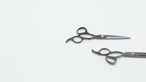 ARAFURA - YINGHUA Sakura Gunting Rambut Full Stainless Steel Model Flat Cut - CL-6 - Black