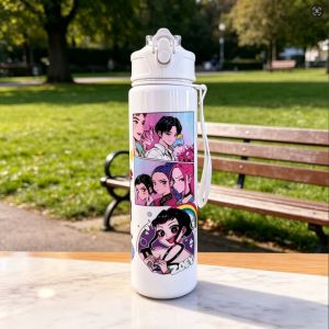 Hasbro | Cartoon Water Bottle for Girls High Quality Water Cup 750ml Sport Leak Proof Plastic Cute Water Kettle Christmas Birthday Gifts