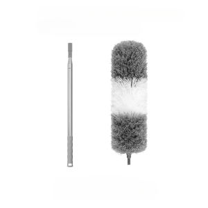Ổ Cắm Kéo Dài Cao Cấp 2.8M Microfiber Khăn Lau Bụi Bàn Chải Cong Chổi Cho Quạt Trần Hút Bụi Hộ Gia Đình Tĩnh Điện Dụng Cụ Vệ Sinh
