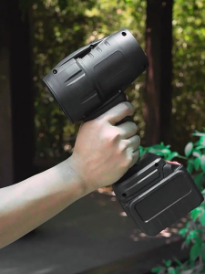 QIUWU Không khí mạnh mẽ Súng 1200W Turbo máy bay phản lực điện xe máy sấy cho nhanh nước mưa loại bỏ xe làm sạch