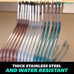 S-shaped Durable Stainless Steel Space Saving Metal Jeans Hangers L Shaped Pant Hanger Towel Hanger Anti Slip hanger