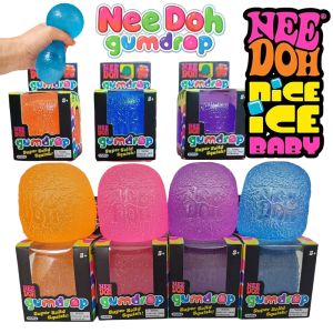 Hot Schylling Nee doh Gumdrop Soft Sensory Fidget Toy Collectible Stress Balls Assorted Colors 1 Pack Squeeze Toy Blind Box
