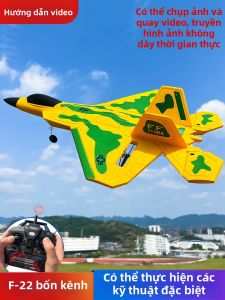 Mô Hình Máy Bay Điều Khiển Từ Xa Lớn Kiểu F-22 Cánh Cố Định 4 Kênh