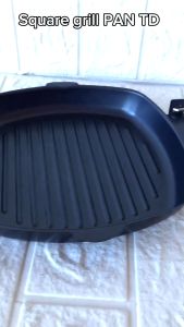 Square Grill Pan 20cm Grillpan Kotak Wajan untuk Panggang simple dan anti lengket