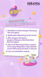 MIRANDA Hair Color MC-6 Bleaching Premium Permanent || CAT SEMIR TAHAN LAMA MIRANDA