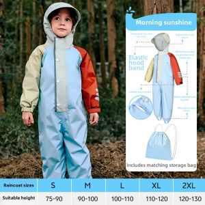 Childrens Waterproof All-In-One Rain Suit