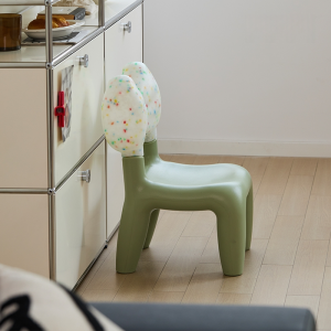 Creative Butterfly Knot Low Stool Cute Cartoon Learning Chair Early Education Home Use Shoe Changing Stool for Children