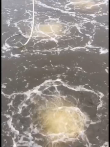 สายเติมอากาศ สายเติมอากากาศฟองละเอียด วงนอก 16มิล รูใน 10 มิล อุปกรณ์บ่อกุ้ง บ่อปลา