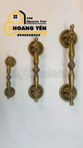 Tay nắm cửa tủ bằng đồng tân cổ điển tay nắm ngăn kéo tủ núm cửa bằng đồng thau T52 dài 12-17-22-30cm Chất Liệu Đồng Bền Đẹp Đồ Nội Thất Trang Trí Tủ - Lazada