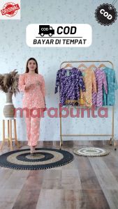 Setelan Celana Panjang Tunik Afra Wanita Dewasa Baju Tidur Terbaru 2023