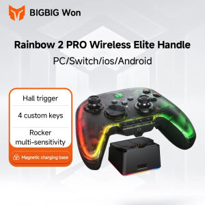BIGBIG WON Rainbow 2 Pro Elite Gaming Controller BT Wireless Connect Gamepad For PC/Nintendo Switch/ANDROID/IOS Mobile Phone