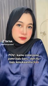 Vera Shirt | Sateen Formal Shirt Top | Atasan Kemeja Satin Polos Lengan Panjang Wanita | GINNY