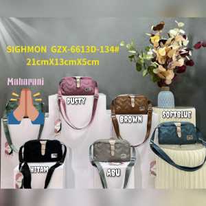 Tas Selempang wanita Sighmon Kanvas SG6613 3ruang