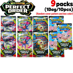 Takara Tomy | 90PCS Pok é mon TCG Booster Pack Mega Evolution Ascended Heroes CHAOS RISINC Per Pack Rare Trading Cards for Collection Gift