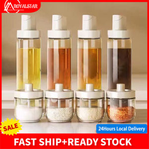 Royalstar Seasoning Glass Jar Seasoning Bottle Oil Tank Leak-Proof Oil Pot Household Kitchen
