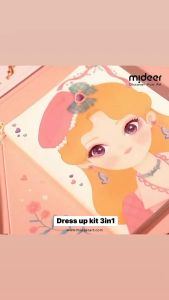 Bộ trang điểm thiết kế thời trang Mideer 3 trong 1 - Princess Fantasy Makeup - Dành cho bé gái từ 3 tuổi