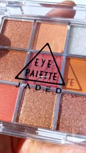 JADED Chocolate Matte Korean Eyeshadow Palette 9 Warna Matte Smokey Pigmented - BISA COD