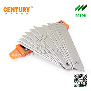 Lưỡi dao rọc giấy CENTURY dùng cho văn phòng phẩm xây dựng (1 vỉ / 10 lưỡi)