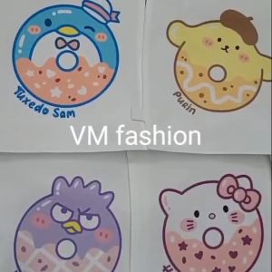 Tas Serut Kanvas Gambar Lucu / Totebag Kanvas