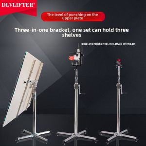 Portable Stainless Steel Aluminum Alloy Work Platform Lifting Support Frame for Ceiling Gypsum Board Clamp up Tool