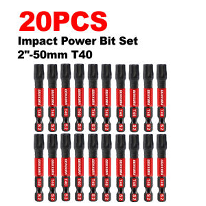 Geinxurn 2In S2 Magnetic T40 Torx Bits Set Motorcycle Repair Tools & Suitable for Motorcycle Maintenance
