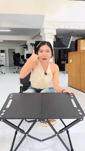 โต๊ะแคมป์ปิ้ง โต๊ะกลางแจ้ง โต๊ะ แคมป์ ปิ้ง โต๊ะแคมป์ปิ้งพับได้ ตารางยุทธวิธี อลูมิเนียม พกพา พร้อมกระเป๋า