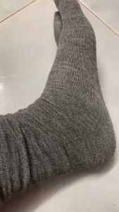 Tất Vớ Da Nữ kiểu xỏ ngón  thun cotton xù dày vừa mềm mại MAU3